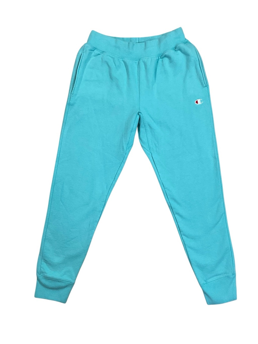 Champion Reverse Weave Sweatpants Joggers Teal Turquoise Medium